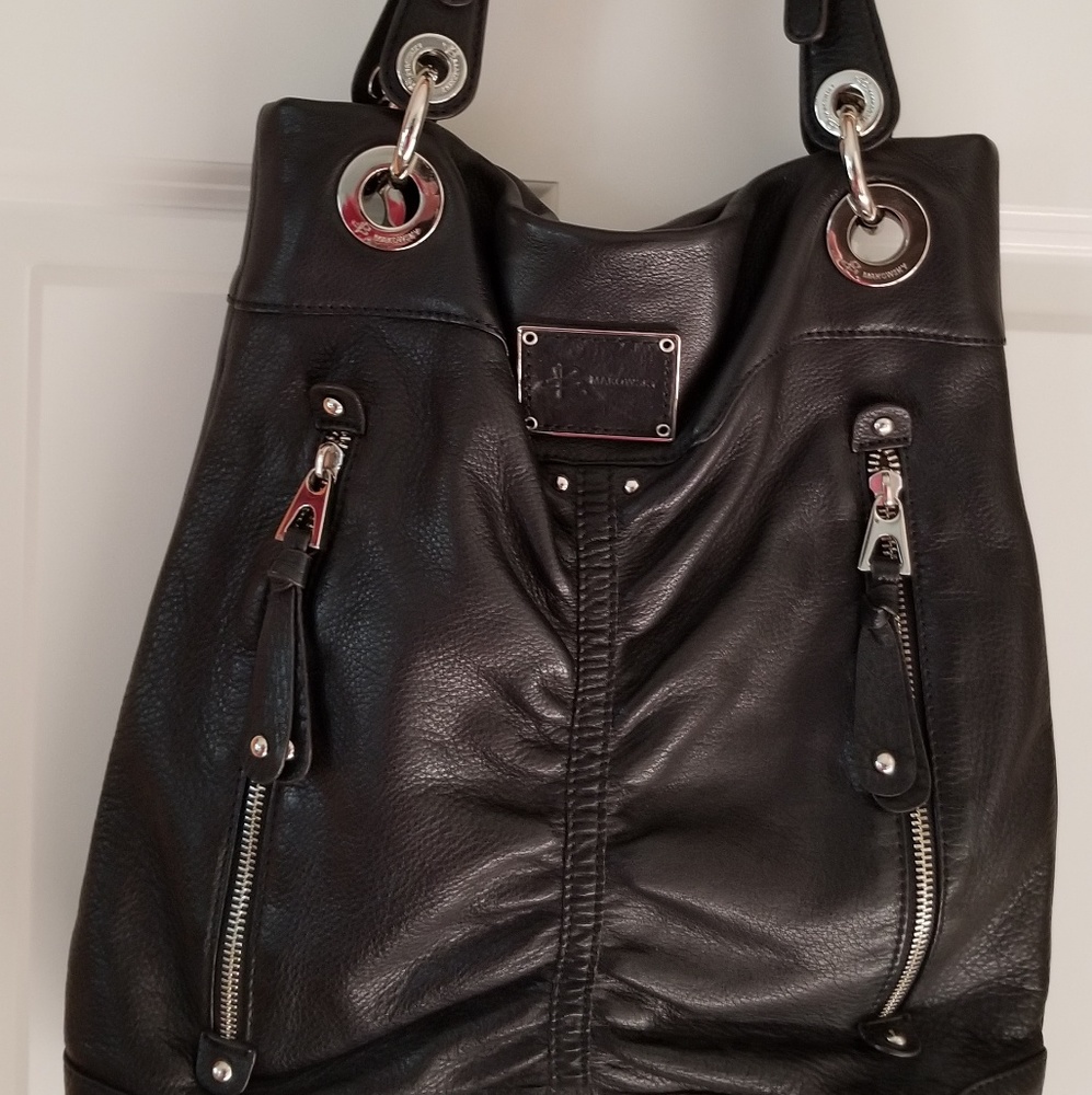 Black Leather B Makowsky Purse